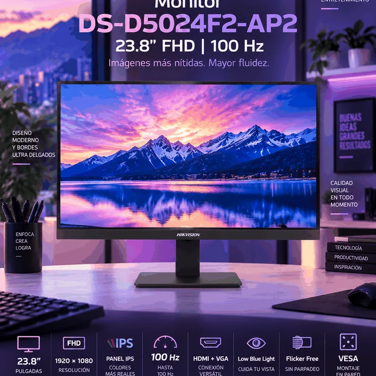 Monitor Hikvision 23.8" FHD 100Hz