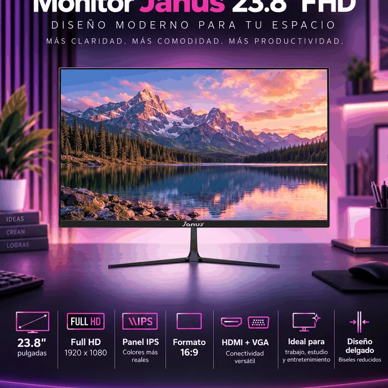 Monitor Janus 23.8" FHD