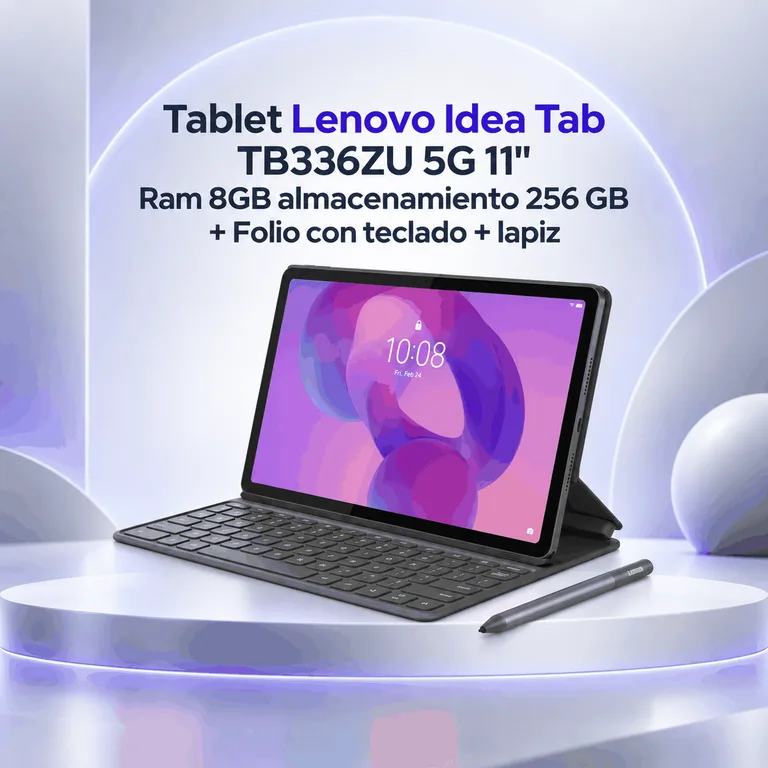 Tablet Lenovo Idea Tab TB336ZU 5G 11" con Teclado y Lápiz