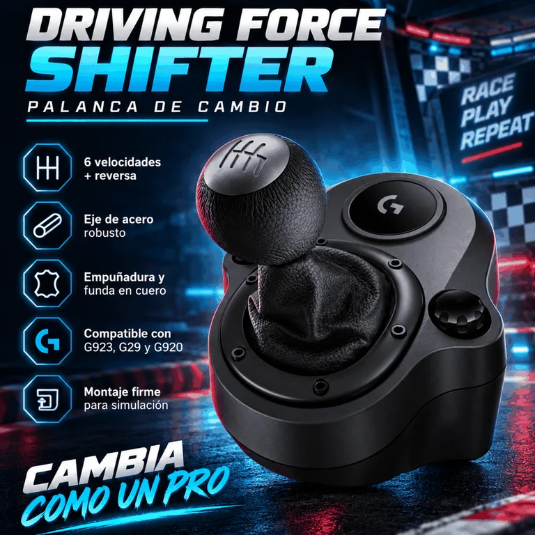 Palanca de Cambios Logitech Driving Force Shifter