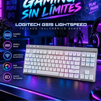 Teclado Logitech G515 LIGHTSPEED TKL Blanco
