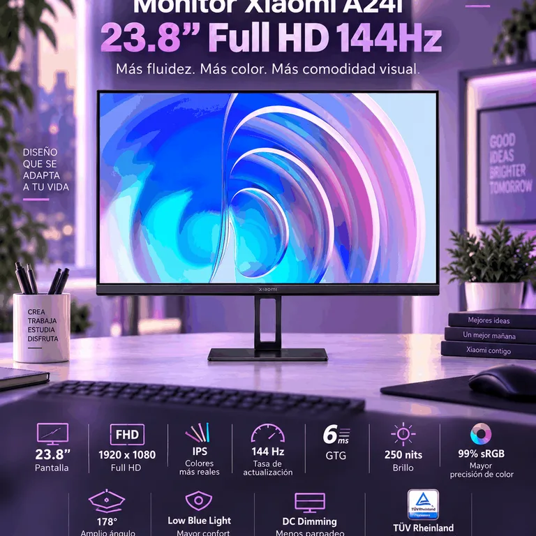 Monitor Xiaomi A24i 23.8" Full HD 144Hz