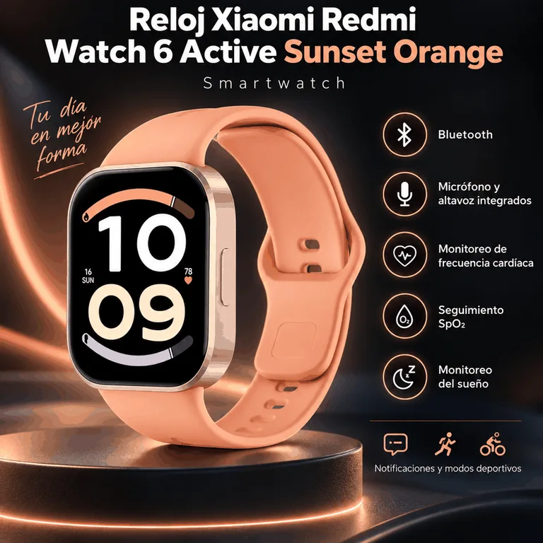 Reloj Xiaomi Redmi Watch 6 Active Sunset Orange